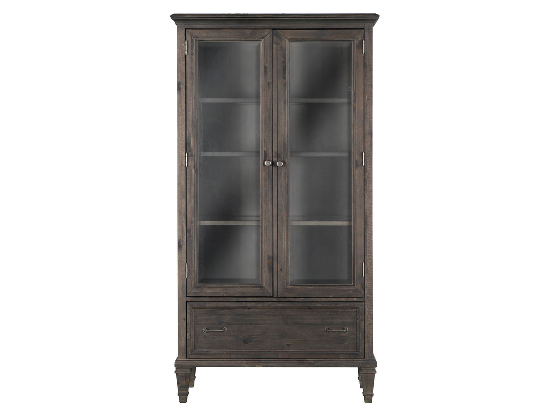 Sutton Place Weathered Charcoal Door Bookcase - H3612-22