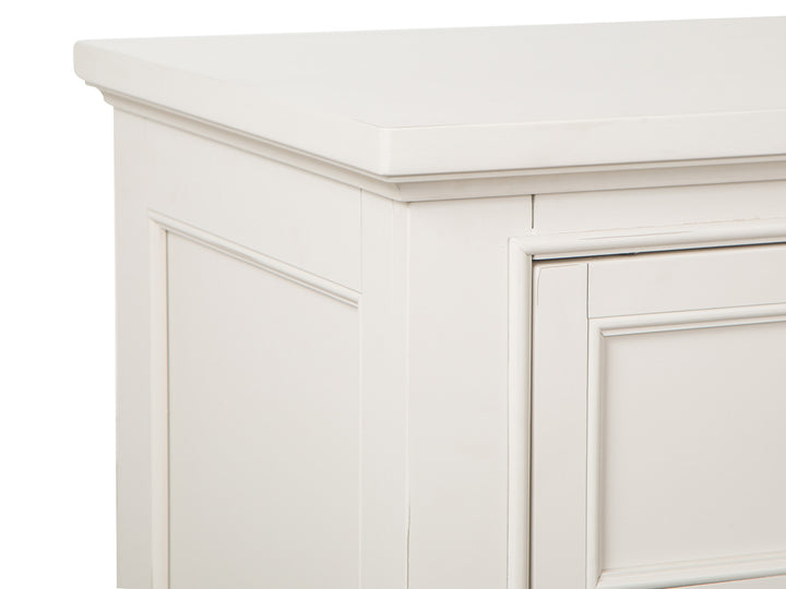Willowbrook Egg Shell White Drawer Dresser With Landscape Mirror - B5324-2040