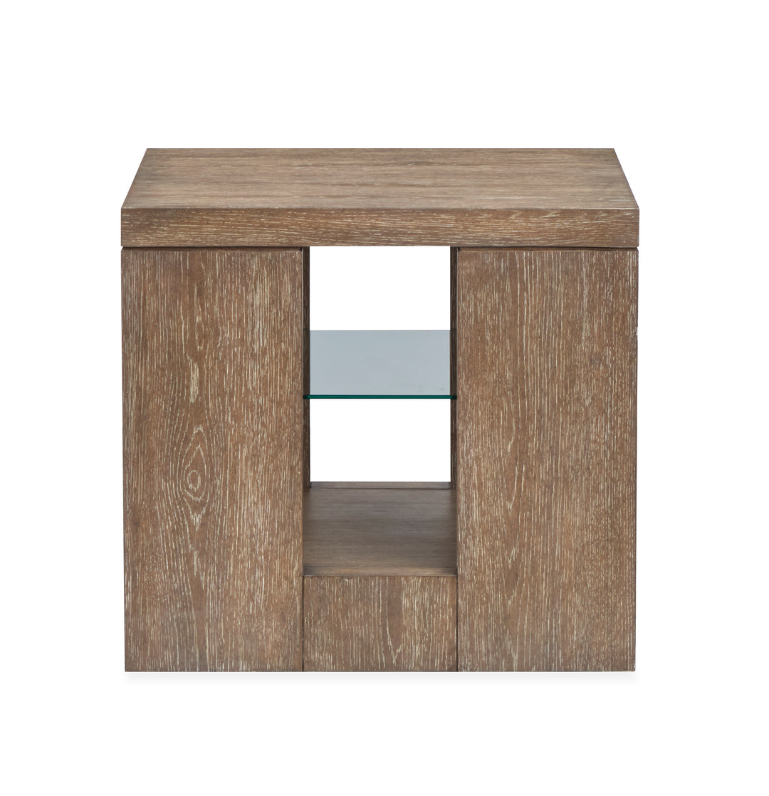 Conway Spiced Brown Rectangular End Table - T6315-03