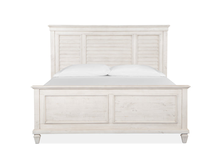 Newport Alabaster King Shutter Panel Bed - B5430-65