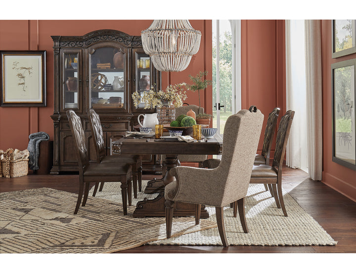 Durango Willadeene Brown Upholstered Host Chair - Set of 2 - D5133-76
