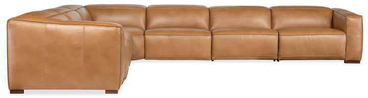 American Home Furniture | Hooker Furniture - Fresco 6 Seat Power Recline Sectional 4-PWR