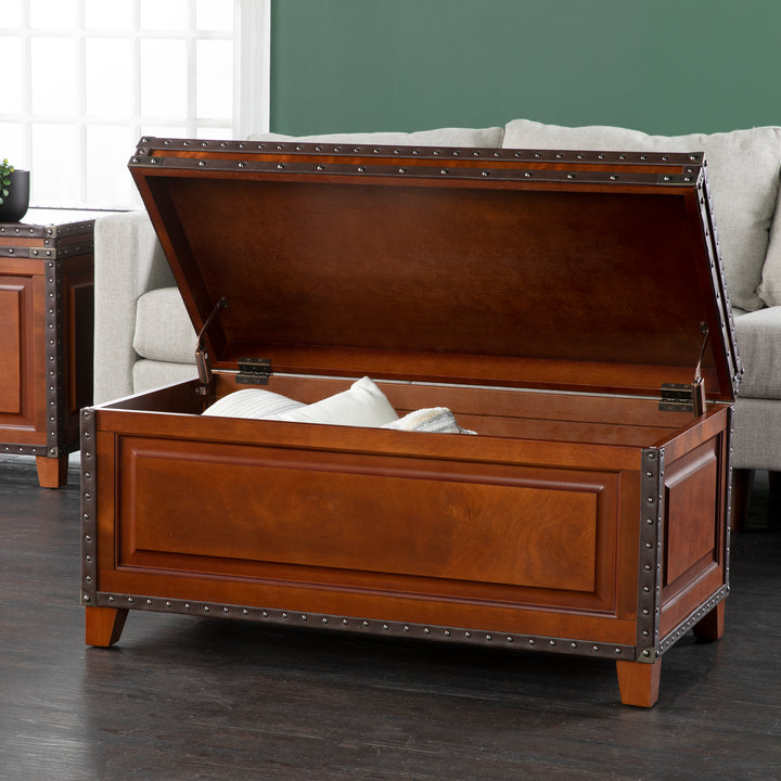 American Home Furniture | SEI Furniture - Amherst Trunk Coffee Table w/ Storage