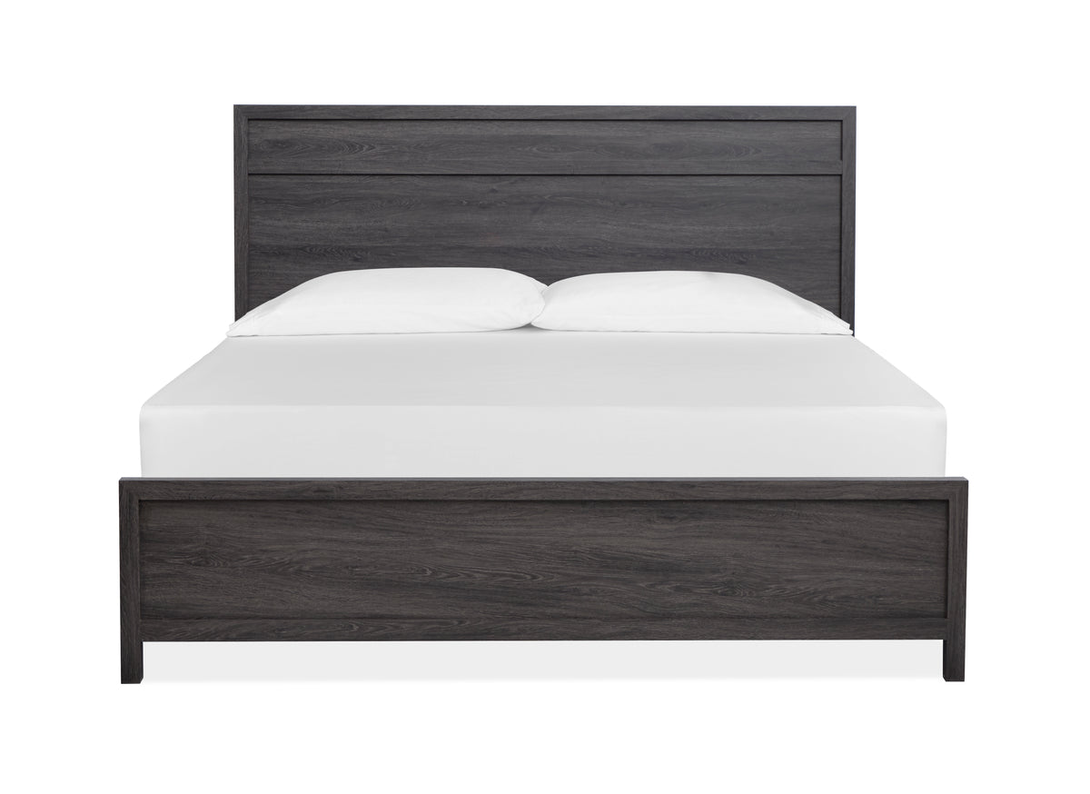 Merrifield Raisin Black King Panel Bed - B6308-64