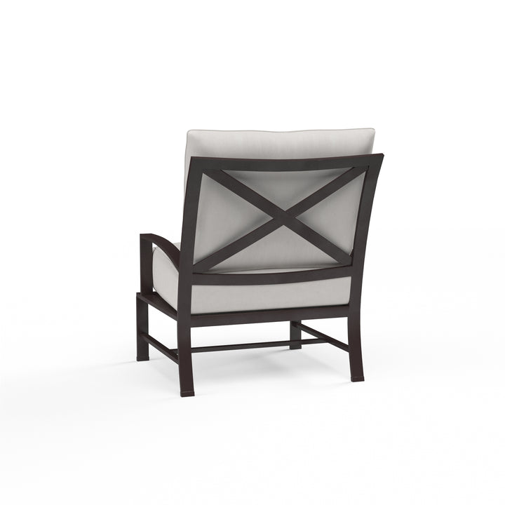 American Home Furniture | Sunset West - La Jolla Club Chair in Canvas Flax w/ Self Welt