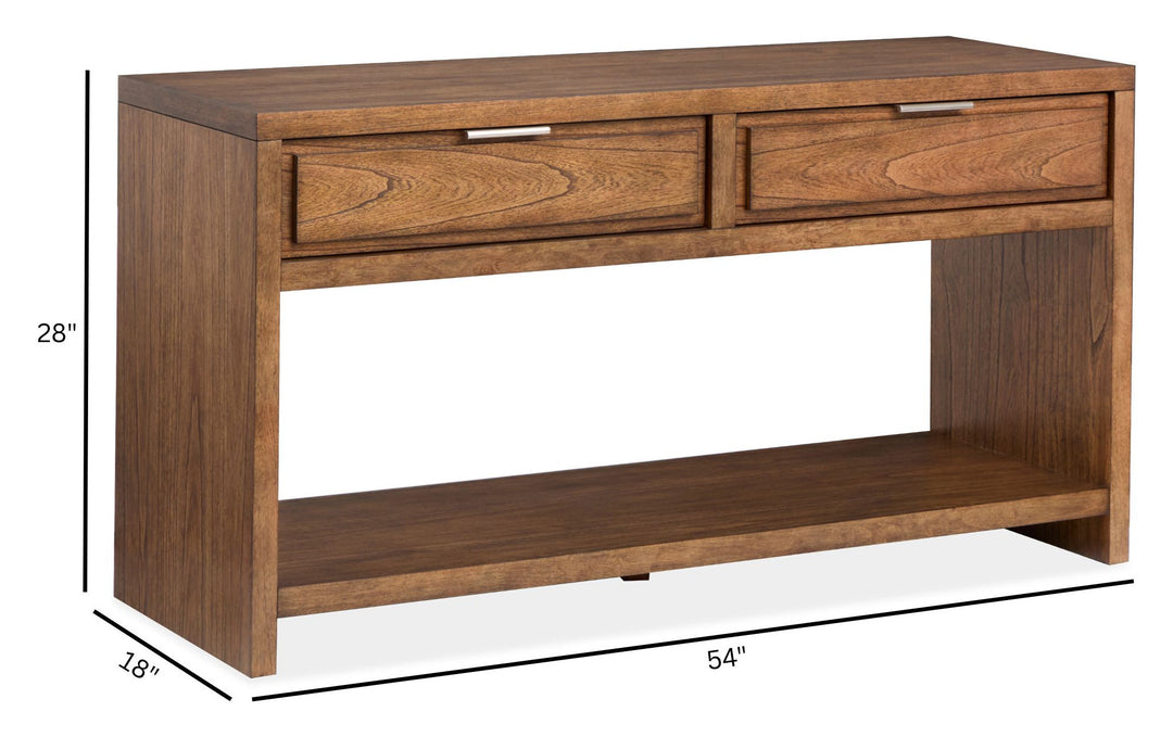 Newton Cinnamon Rectangular Sofa Table - T6505-73