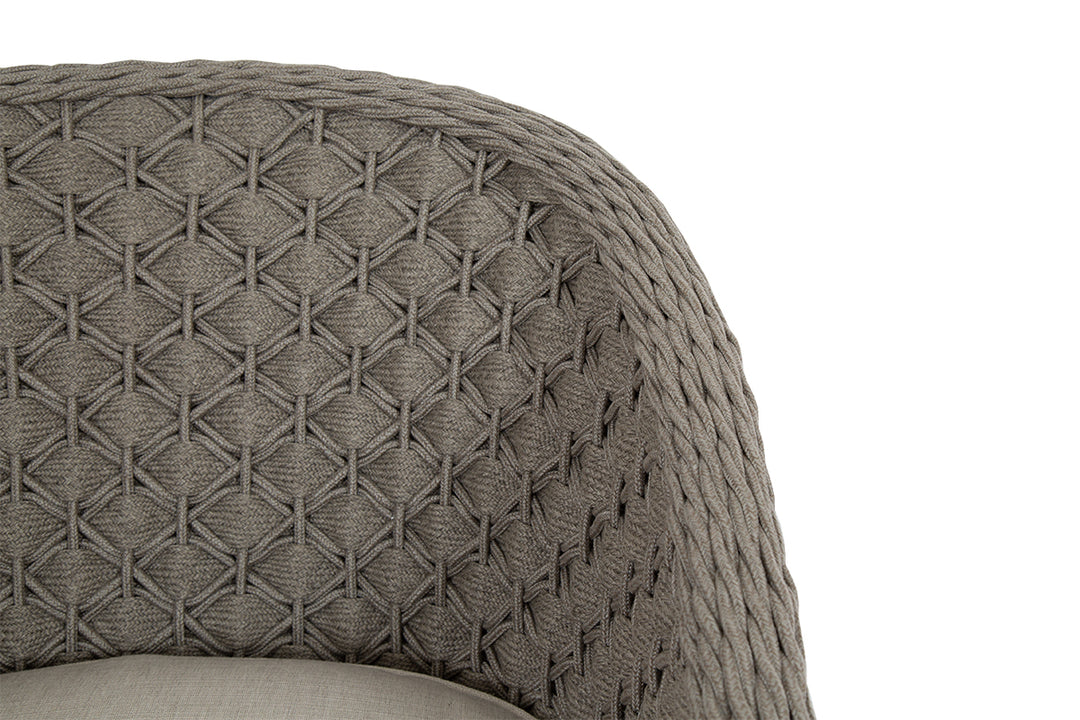 Marbella Dining Chair in Dupione Celeste, No Welt