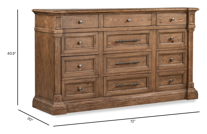 Gallant Grove Brown Drawer Dresser - BP444-100