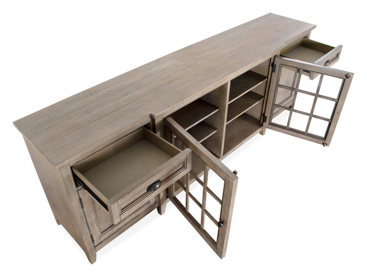 Paxton Place Dovetail Grey 90" Console - E4805-09