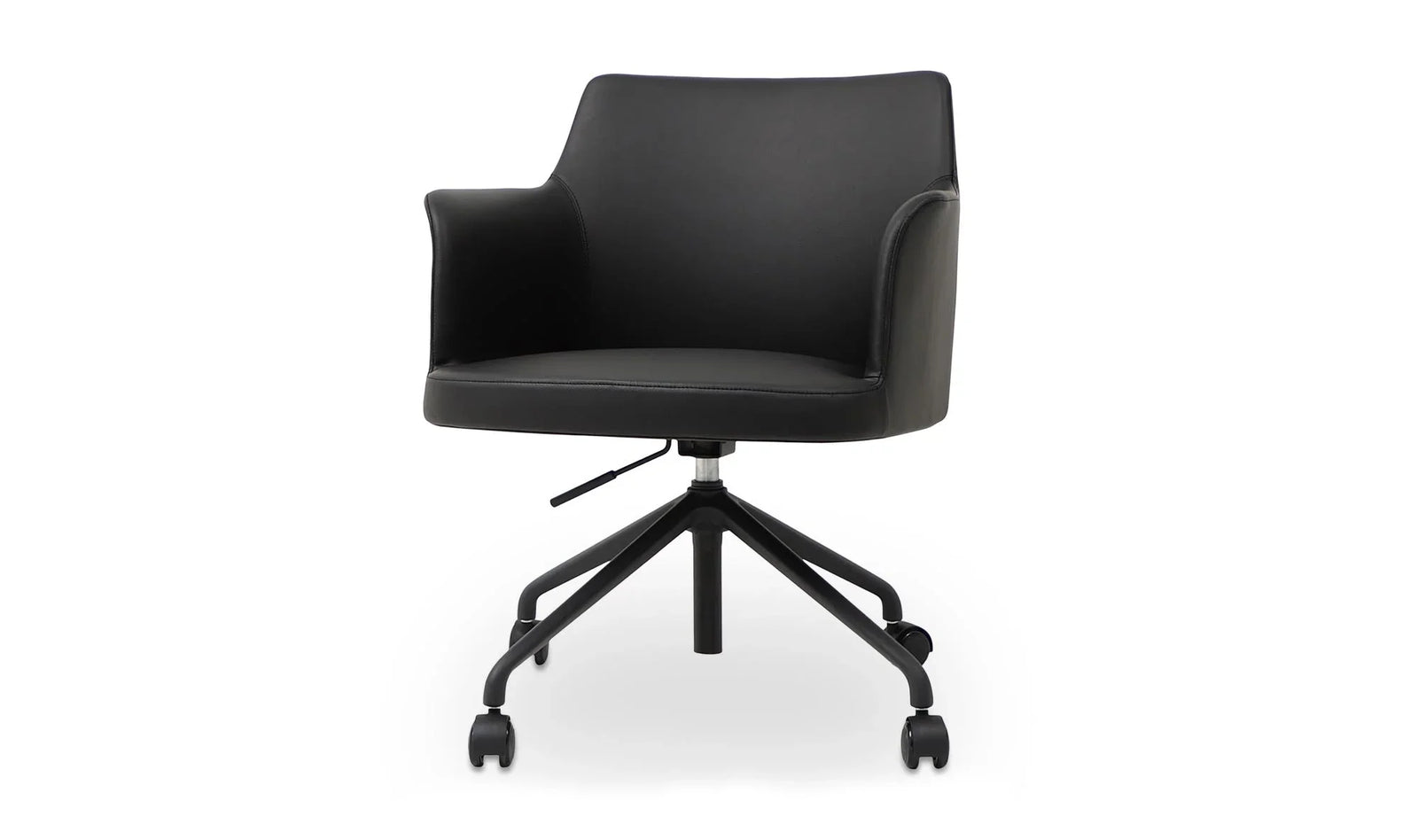 Moe's Home Collection - Morris Office Chair PVC Black - EJ-1047-02 | American Home Furniture