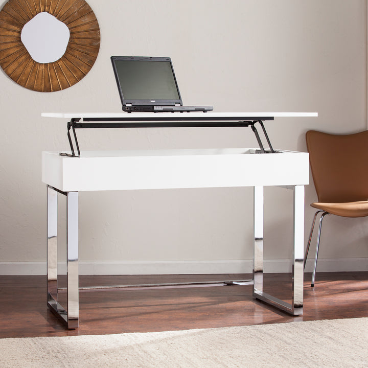 American Home Furniture | SEI Furniture - Inman Adjustable Height Sit-Stand Desk
