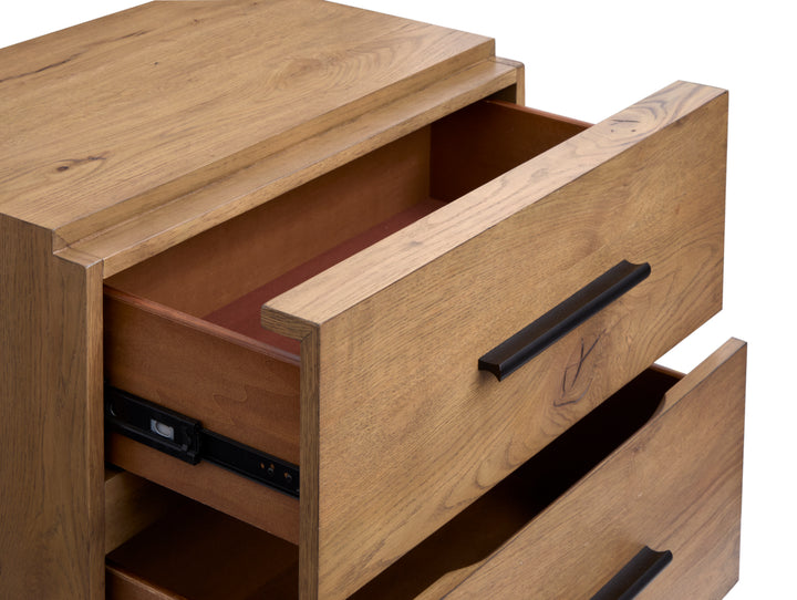 Davenport Rustic Caramel Drawer Nightstand - B6309-01
