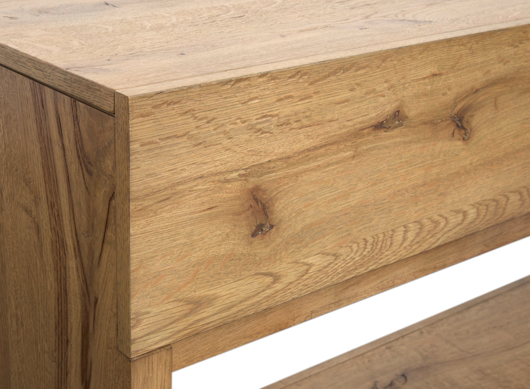 Ripley Rustic Caramel And Dark Bronze Rectangular Sofa Table - T6421-73