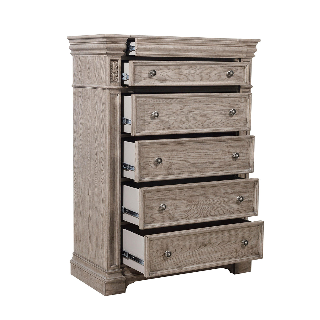 Kingsbury 6 Drawer Dresser - AmericanHomeFurniture
