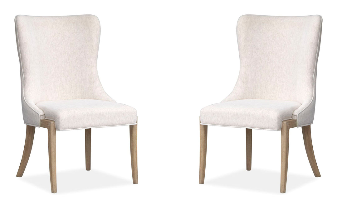 Sunset Cove Sanibel Brown Upholstered Host Chair - Set of 2 - D5783-66