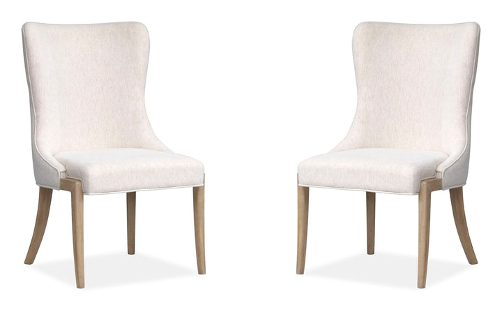 Sunset Cove Sanibel Brown Upholstered Host Chair - Set of 2 - D5783-66
