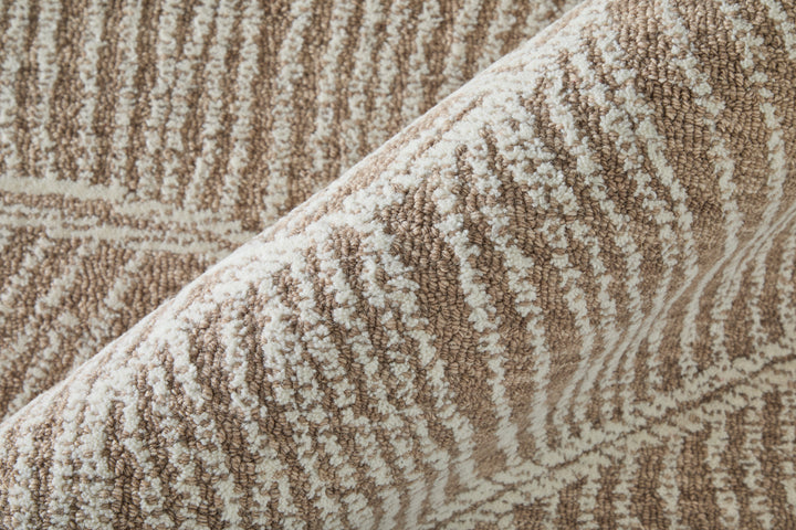 Rectangle/5' x 8'/Taupe/Ivory