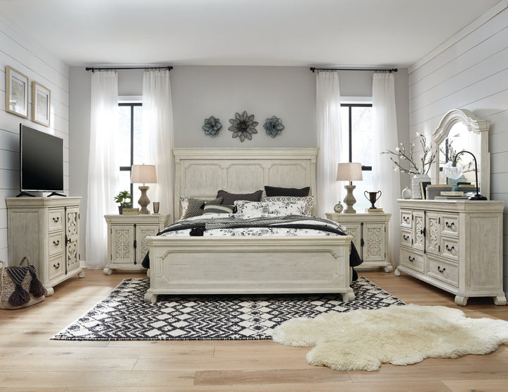Bronwyn Alabaster King Panel Bed - B4436-64