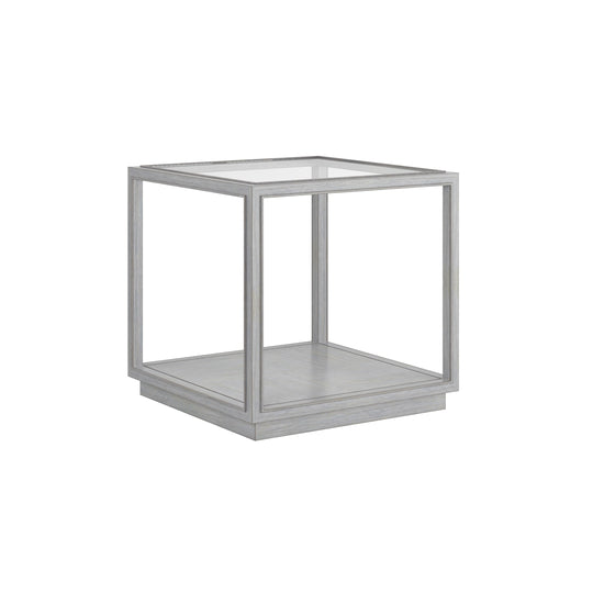 Glaze End Table-Vintage Blue