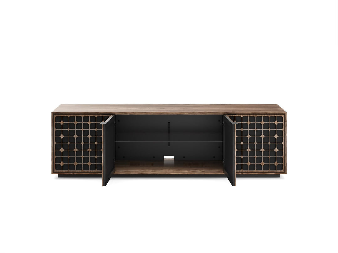 Constellation / Natural Walnut / Rolling Plinth Base (24H x 82.5W x 20D in)