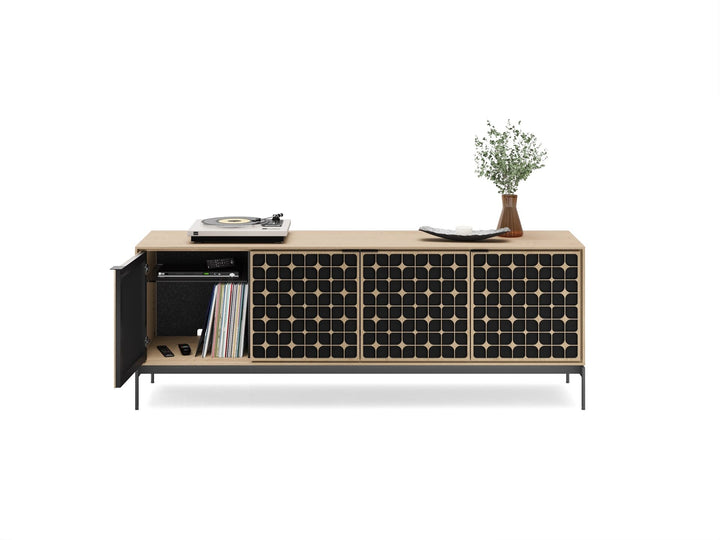 Constellation / Washed Oak / Console Base (30H x 82.5W x 20D in)