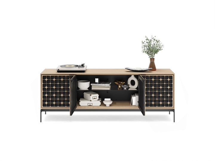 Constellation / Washed Oak / Console Base (30H x 82.5W x 20D in)