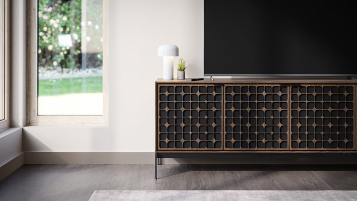 Constellation / Natural Walnut / Console Base (30H x 82.5W x 20D in)