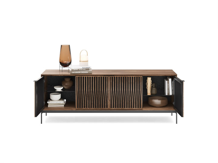 Tune / Natural Walnut / Console Base (30H x 82.5W x 20D in)