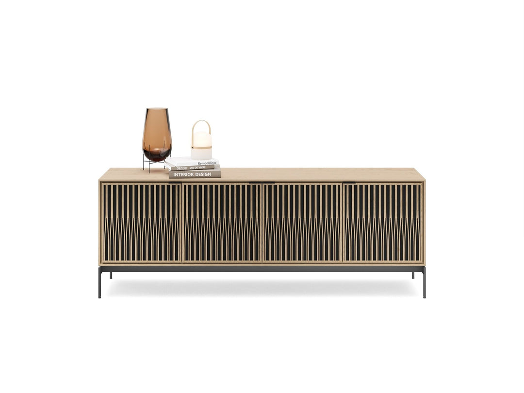 Tune / Washed Oak / Console Base (30H x 82.5W x 20D in)