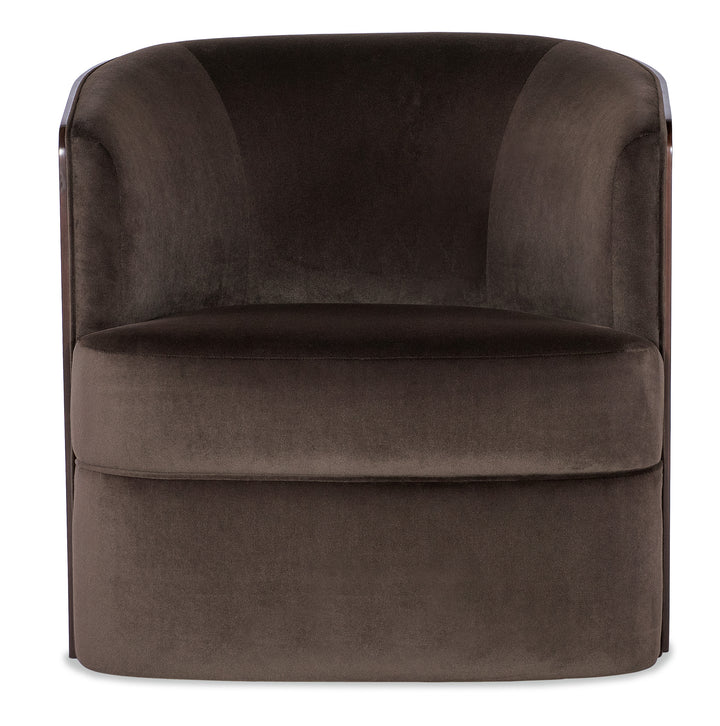 American Home Furniture | Hooker Furniture - Donna Swivel Chair - Brown