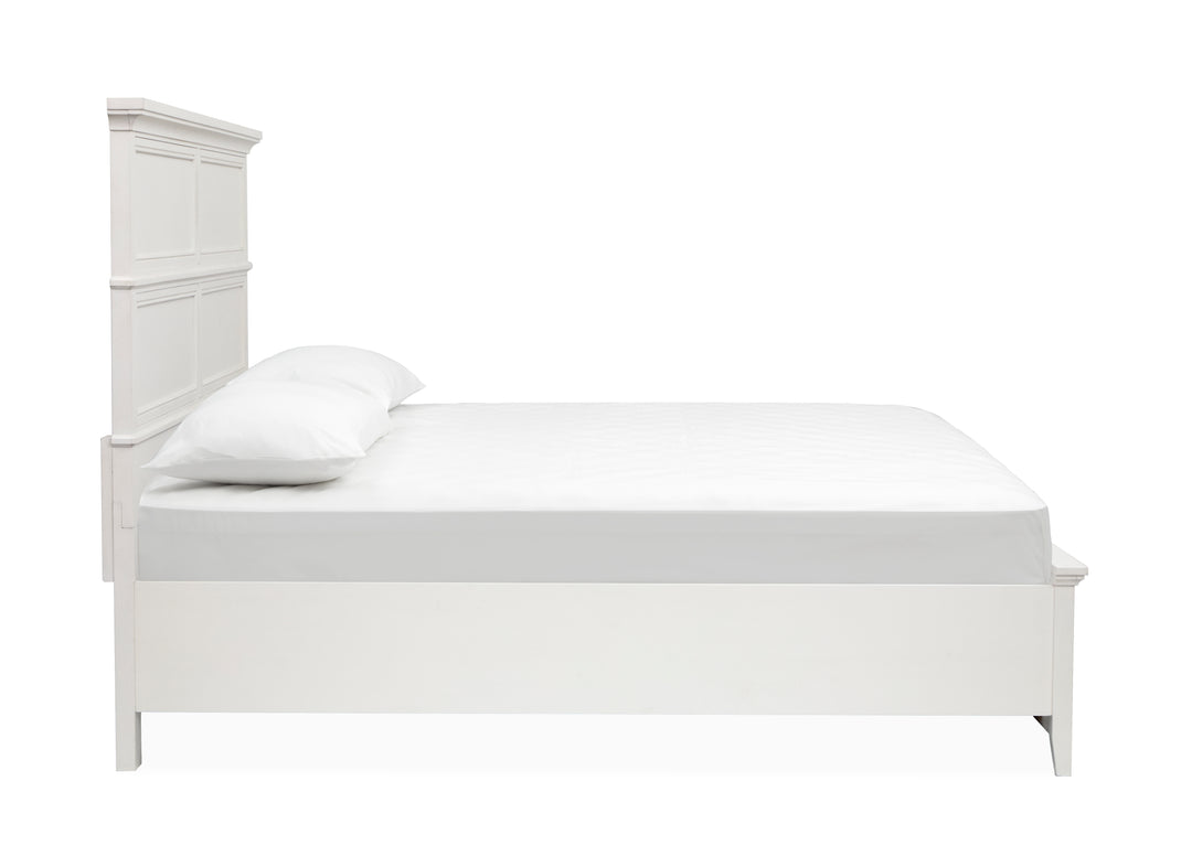 Juniper Hill Whisper White Queen Panel Storage Bed - B6478-54A