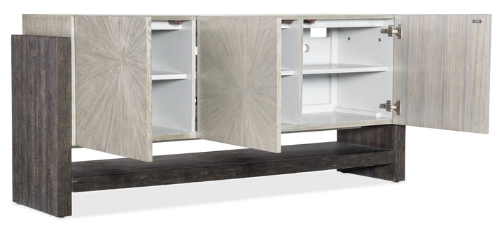 American Home Furniture Hooker Furniture Melange Ground Perspective Credenza