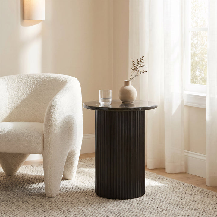 Tarn Side Table Black - 110958