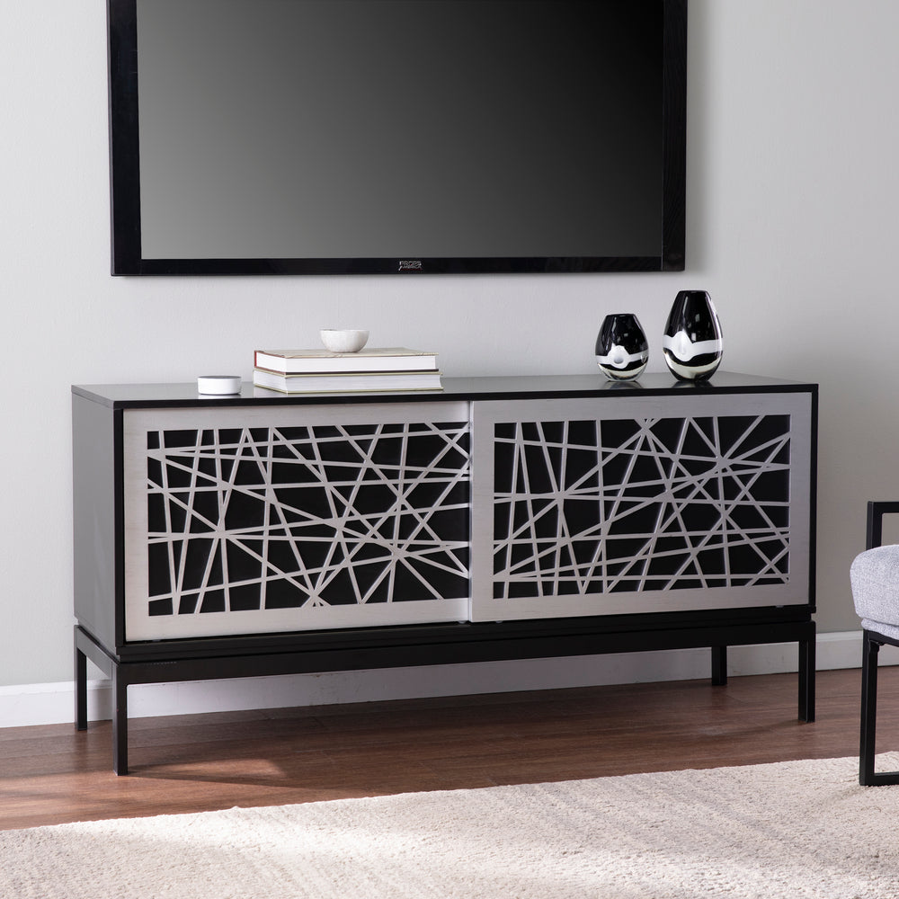 American Home Furniture | SEI Furniture - Arminta Contemporary Media Cabinet
