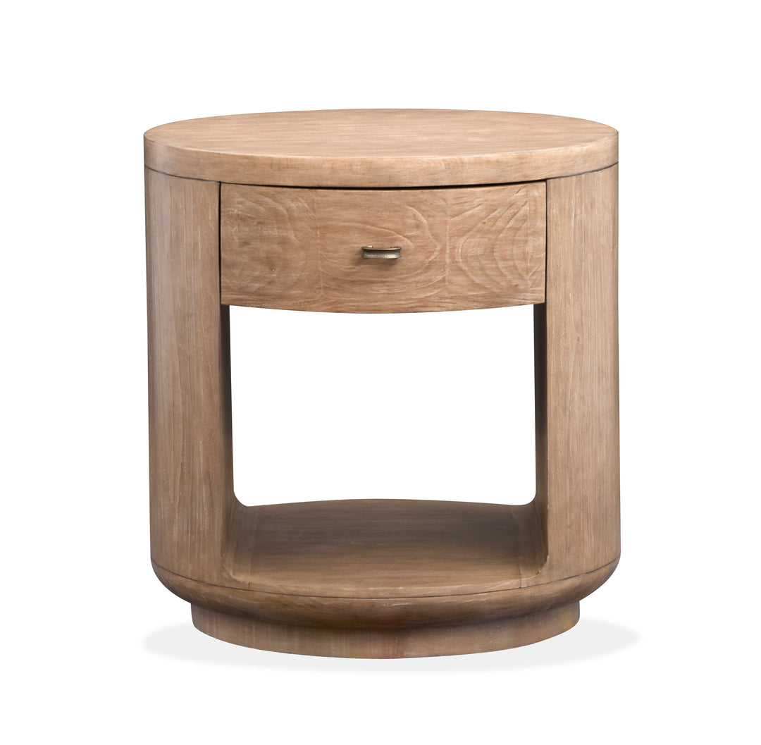 Sanford Chateau Brown Round End Table - T6318-05
