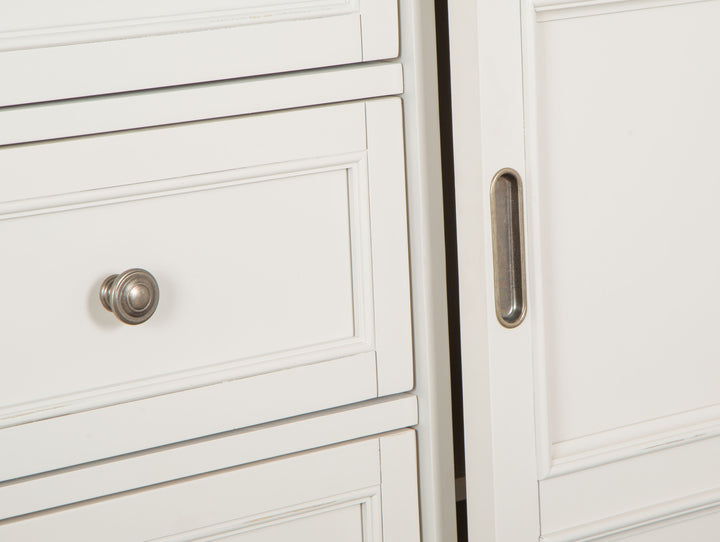Willowbrook Egg Shell White Door Chest - B5324-13