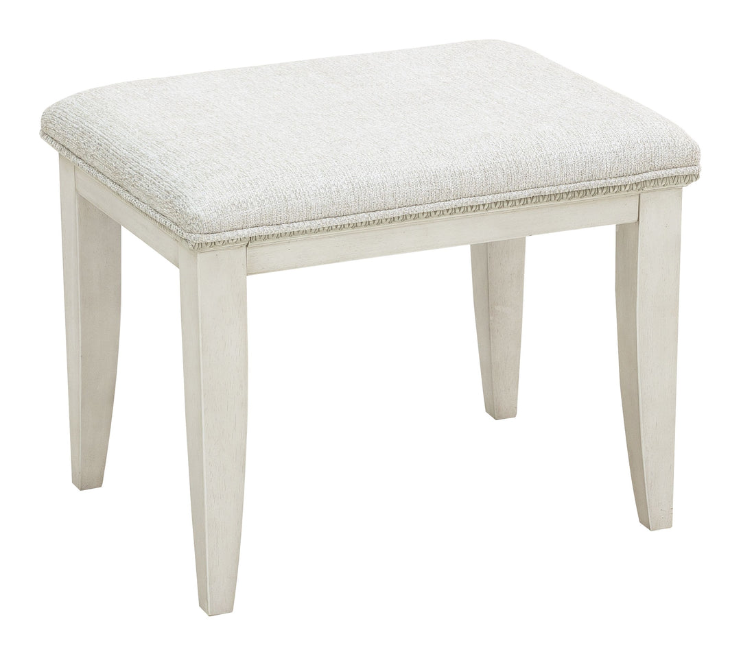 Camila Creamy White Vanity Stool - P269136