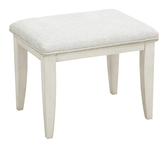Camila Creamy White Vanity Stool - P269136