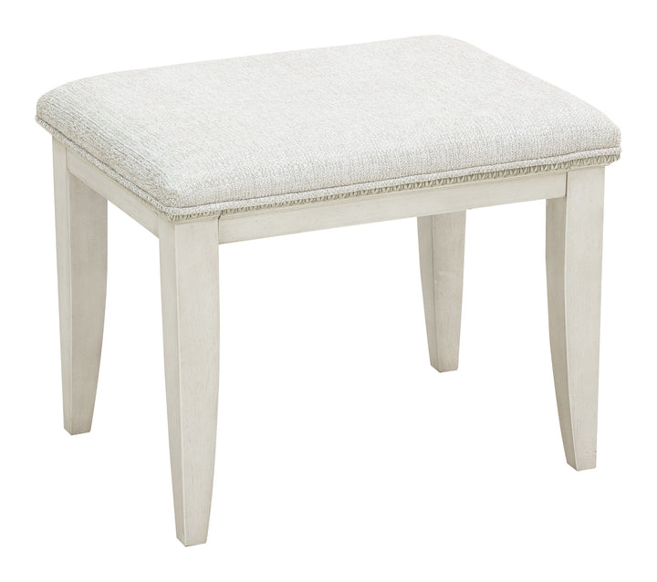 Camila Creamy White Vanity Stool - P269136