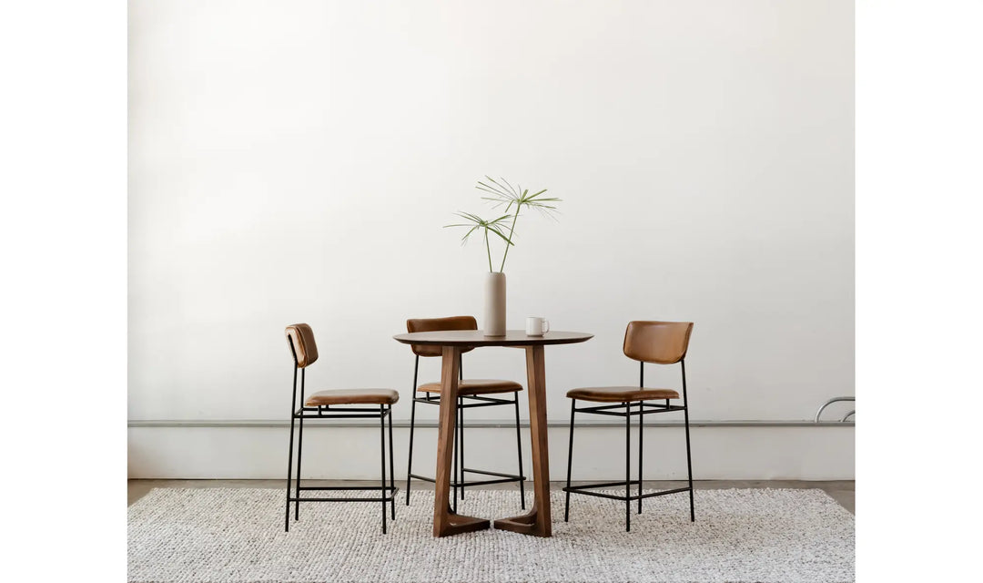 Moe's Home Collection - Sailor Counter Stool Brown - EQ-1015-03 | American Home Furniture
