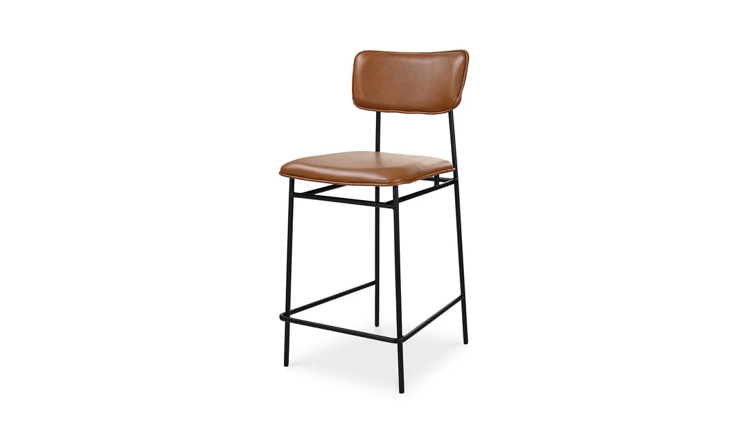 Moe's Home Collection - Sailor Counter Stool Brown - EQ-1015-03 | American Home Furniture