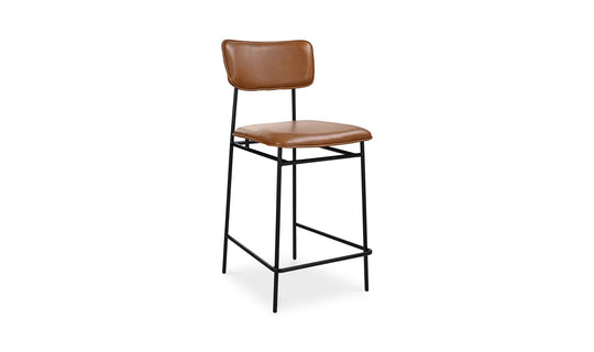 Moe's Home Collection - Sailor Counter Stool Brown - EQ-1015-03 | American Home Furniture