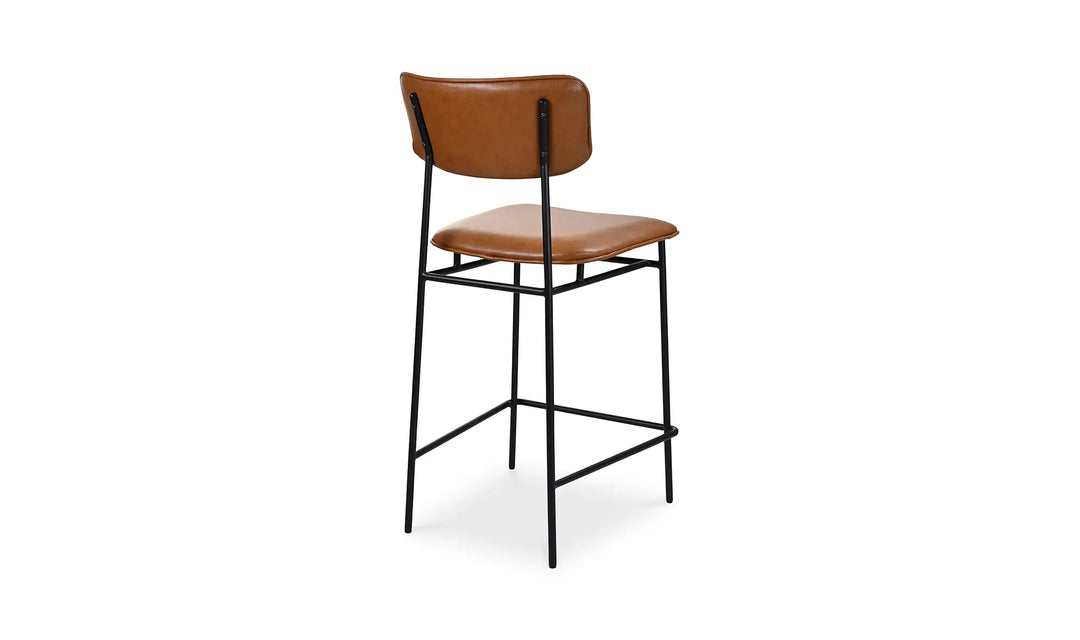 Moe's Home Collection - Sailor Counter Stool Brown - EQ-1015-03 | American Home Furniture
