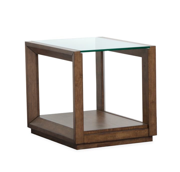 Sebastian Cinnamon Rectangular End Table - T6361-03
