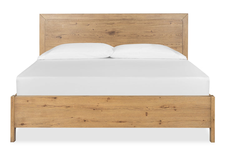 Davenport Rustic Caramel King Panel Bed - B6309-64