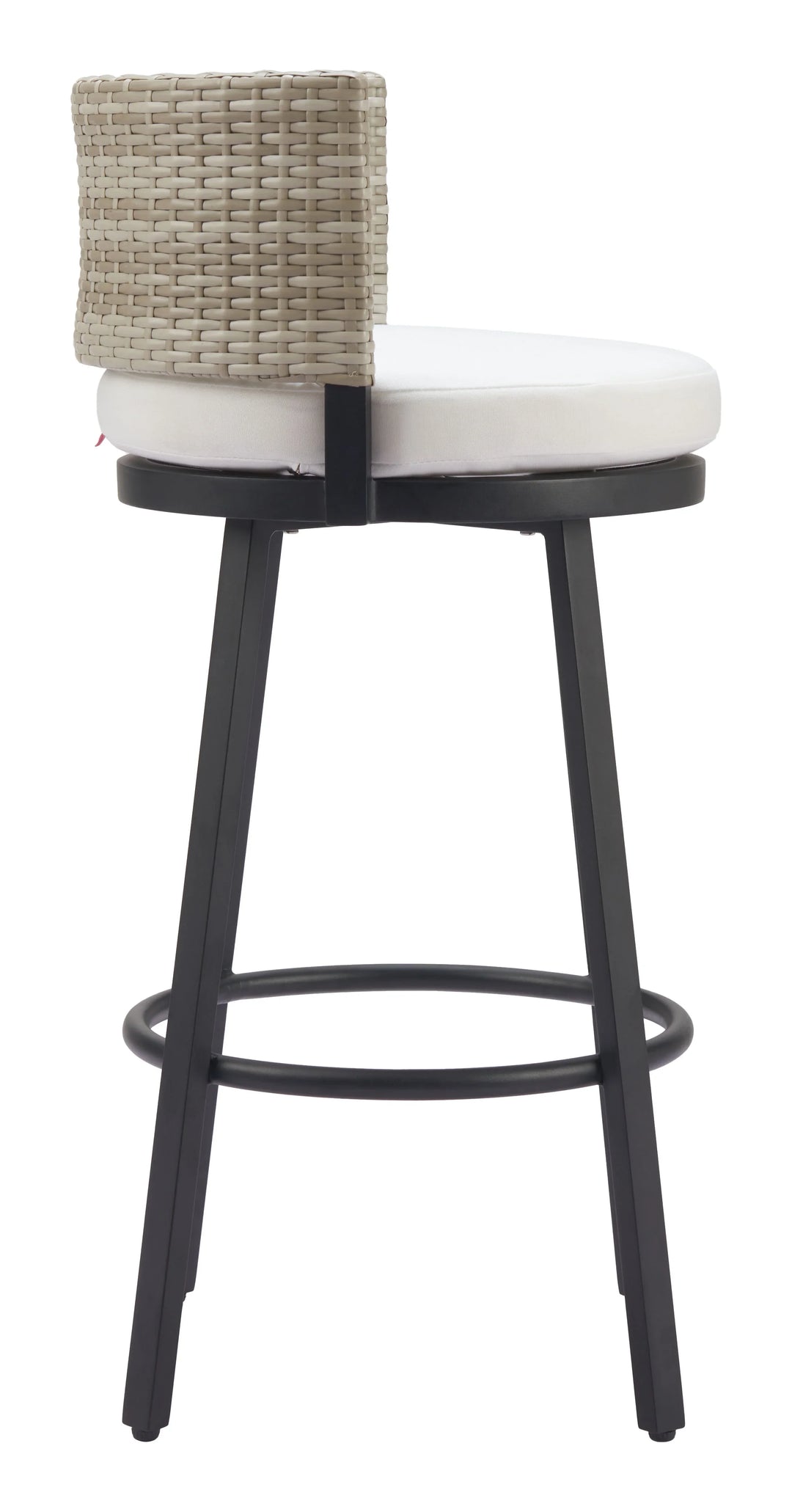 Midnight Wave Barstool White - AmericanHomeFurniture