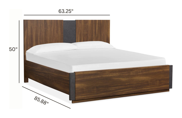 Jensen Tavern Brown Queen Panel Bed - B6306-54