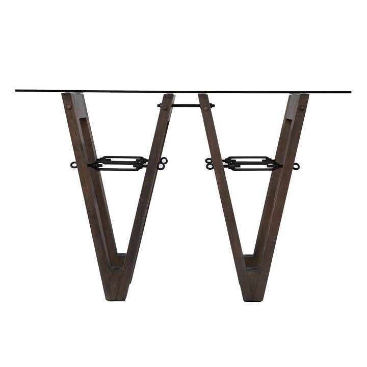 Garrinston Reclaimed Wood Console Table - AmericanHomeFurniture