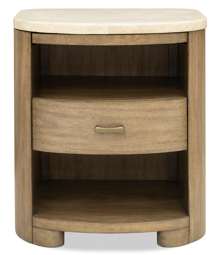 Leeza Brown Accent Nightstand - BP432-141