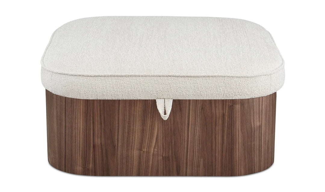 Sonny Ottoman Walnut - AmericanHomeFurniture